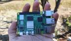 A lifestyle image of the Raspberry Pie 5