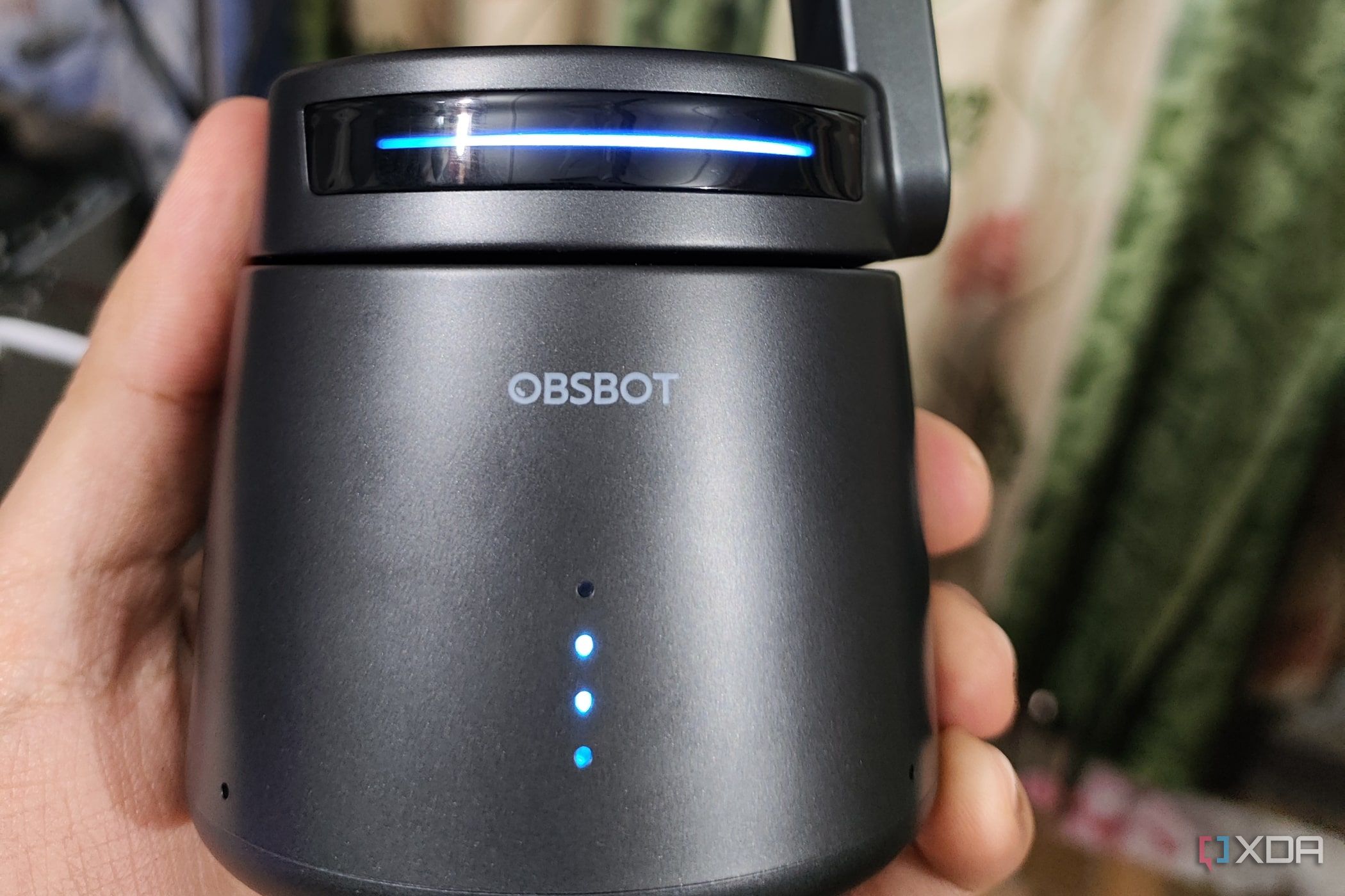 An image of the LEDs on the OBSBOT Tail Air