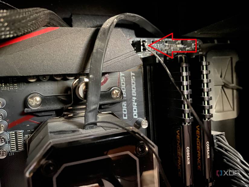 CPU cooler connector/thermostat wire