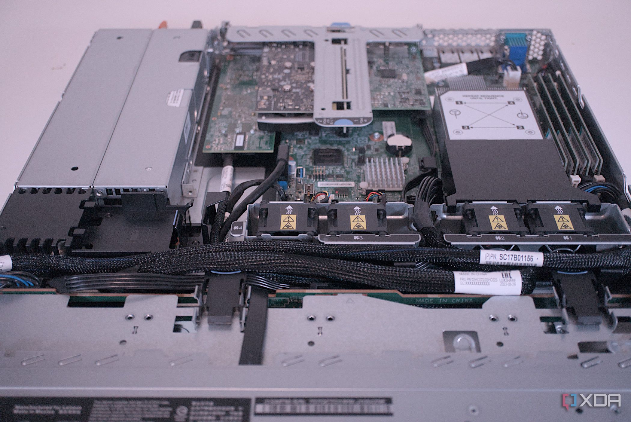 Looking inside the Lenovo ThinkServer SR250 V2