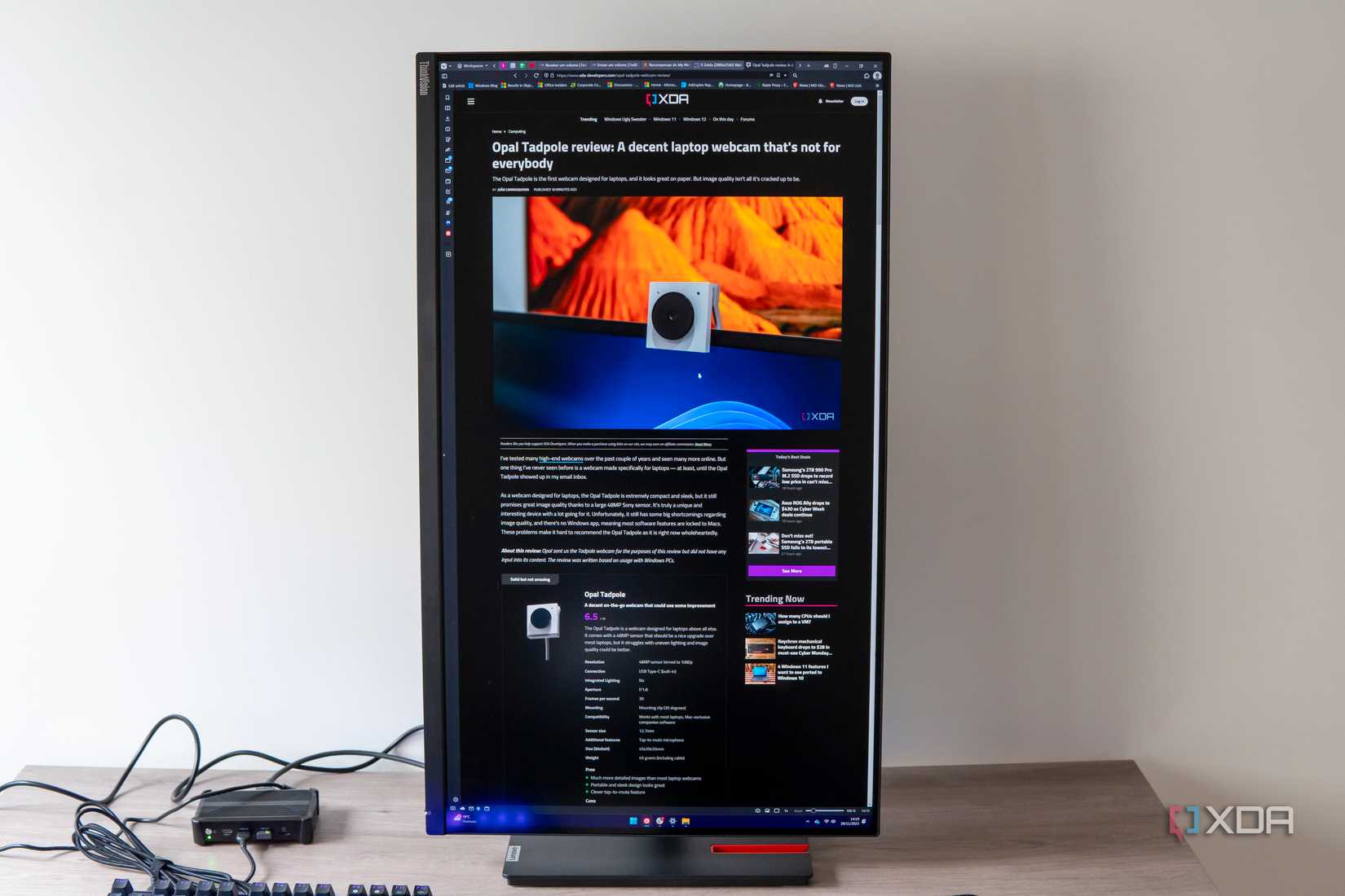 I finally tried a vertical monitor, and I regret not trying it sooner