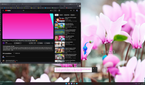 Screenshot of Windows 11 displaying live captions with medium-size pink text on white background