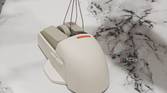 An image showing a keycap puller being used on a Lofree PBT wireless mouse.