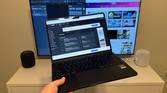 Using a wireless extended display with an M2 MacBook Air and an Apple TV.