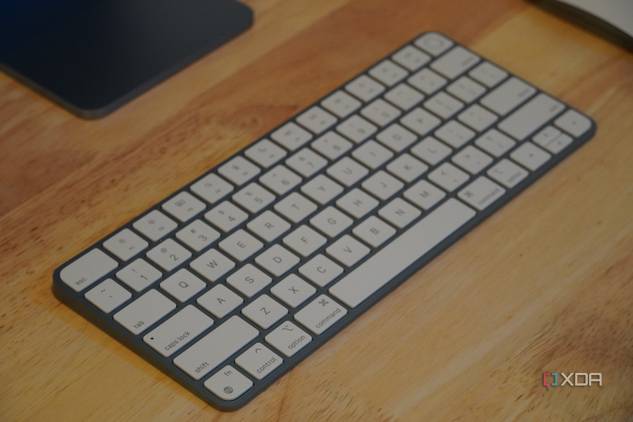 A blue Magic Keyboard for the M3 iMac.