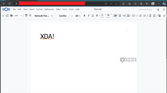 Nextcloud office test document with XDA text