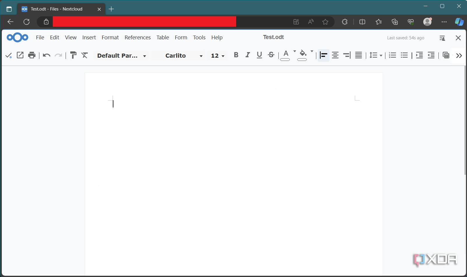 Nextcloud office test document