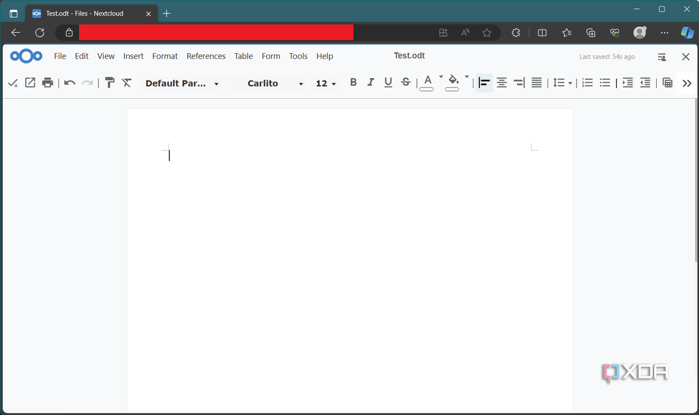 Nextcloud office test document