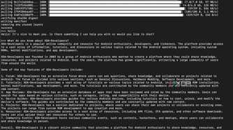 Running Llama 2 model and asking it about XDA-Developers