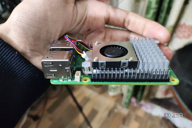 A lifestyle image of the Raspberry Pi 5