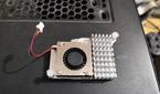 A lifestyle image of the Raspberry Pi Active Cooler