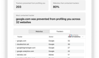 Safari's Privacy Report on the Mac.