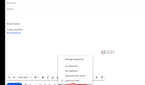Signature options when composing new email