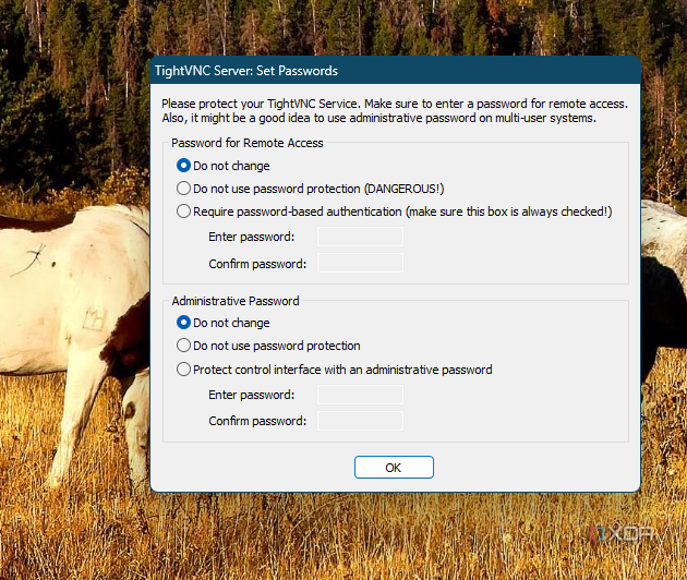TightVNC on Windows