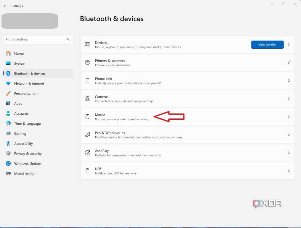Adjust DPI in Settings menu in Windows 11