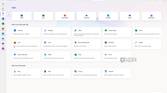 A list of Microsoft 365 apps