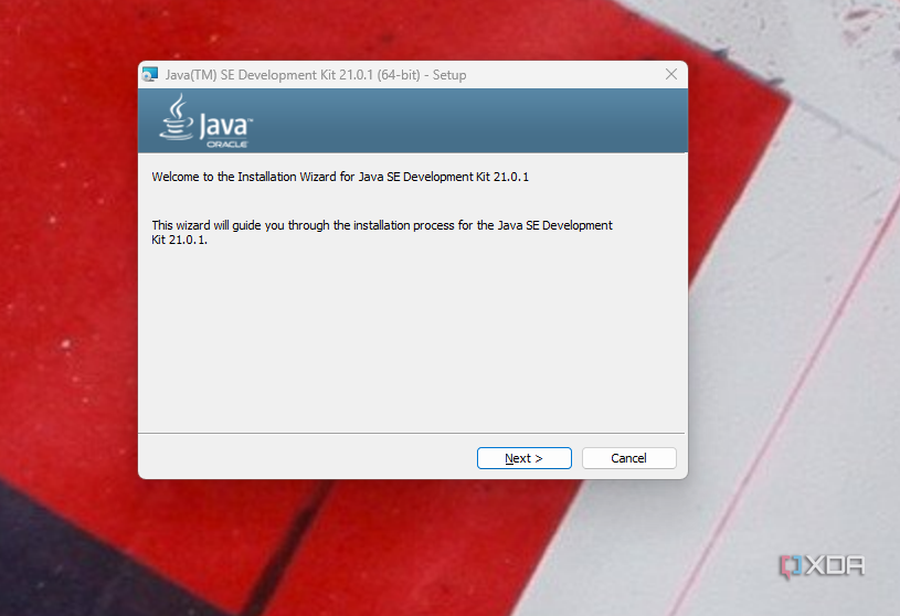 Installing Java on Windows