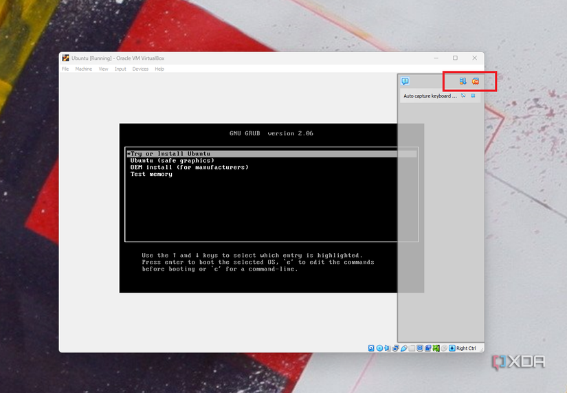 Virtualbox Text Main Menu How to install Ubuntu in VirtualBox