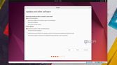 A screenshot of the installing updates option for Ubuntu in Virtual Box