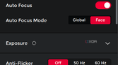 A sceenshot of the OBSBOT Tail Air PC app