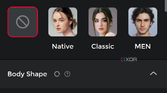 A sceenshot of the OBSBOT Tail Air PC app