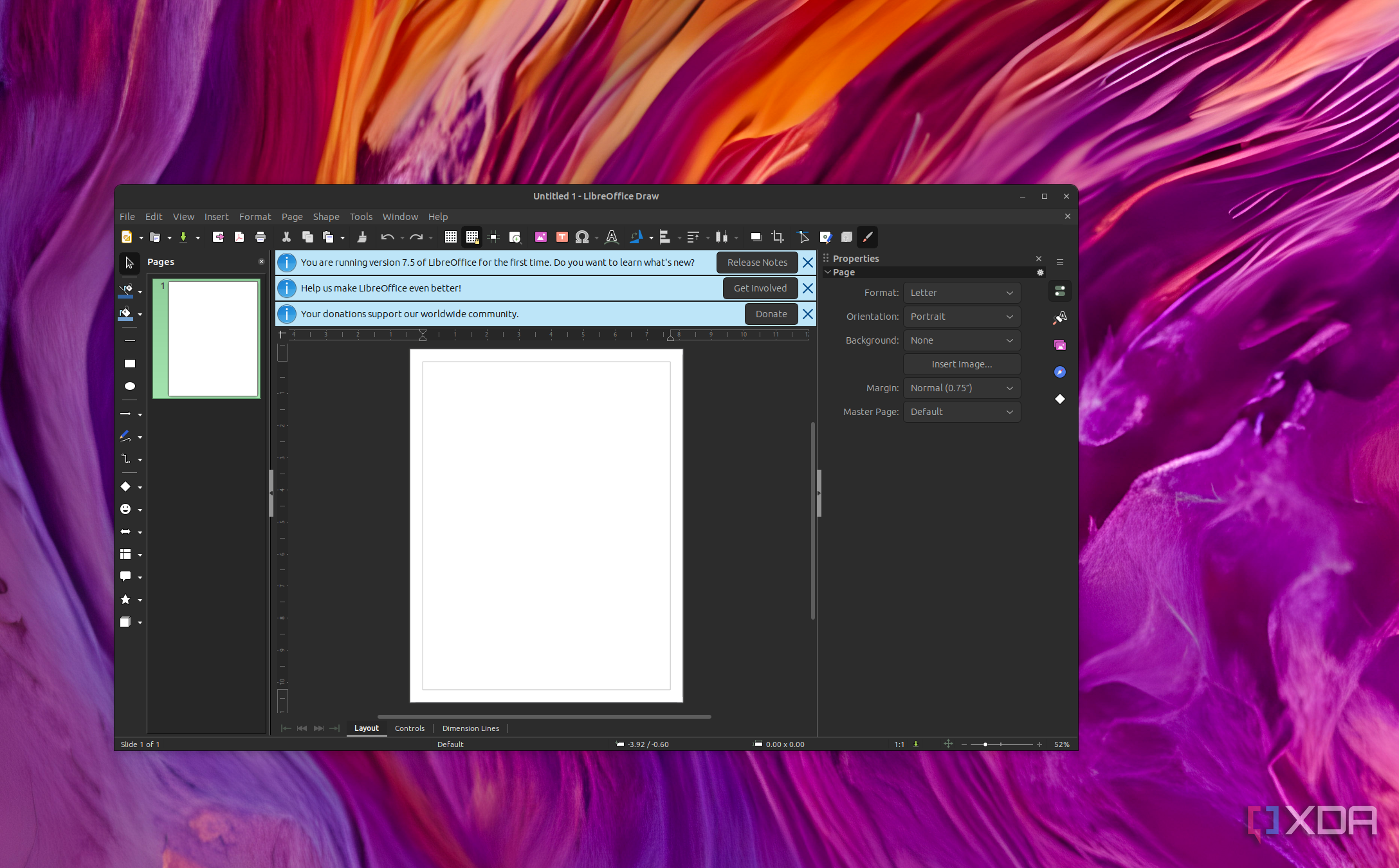 Editing an image in Libre Office Paint