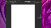 Creating a new document in LibreOffice