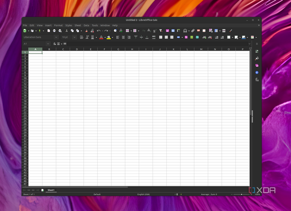 Editing a spreadsheet in LibreOffice Math