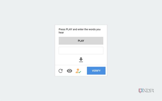 The Buster Captcha Extension in Google Chrome