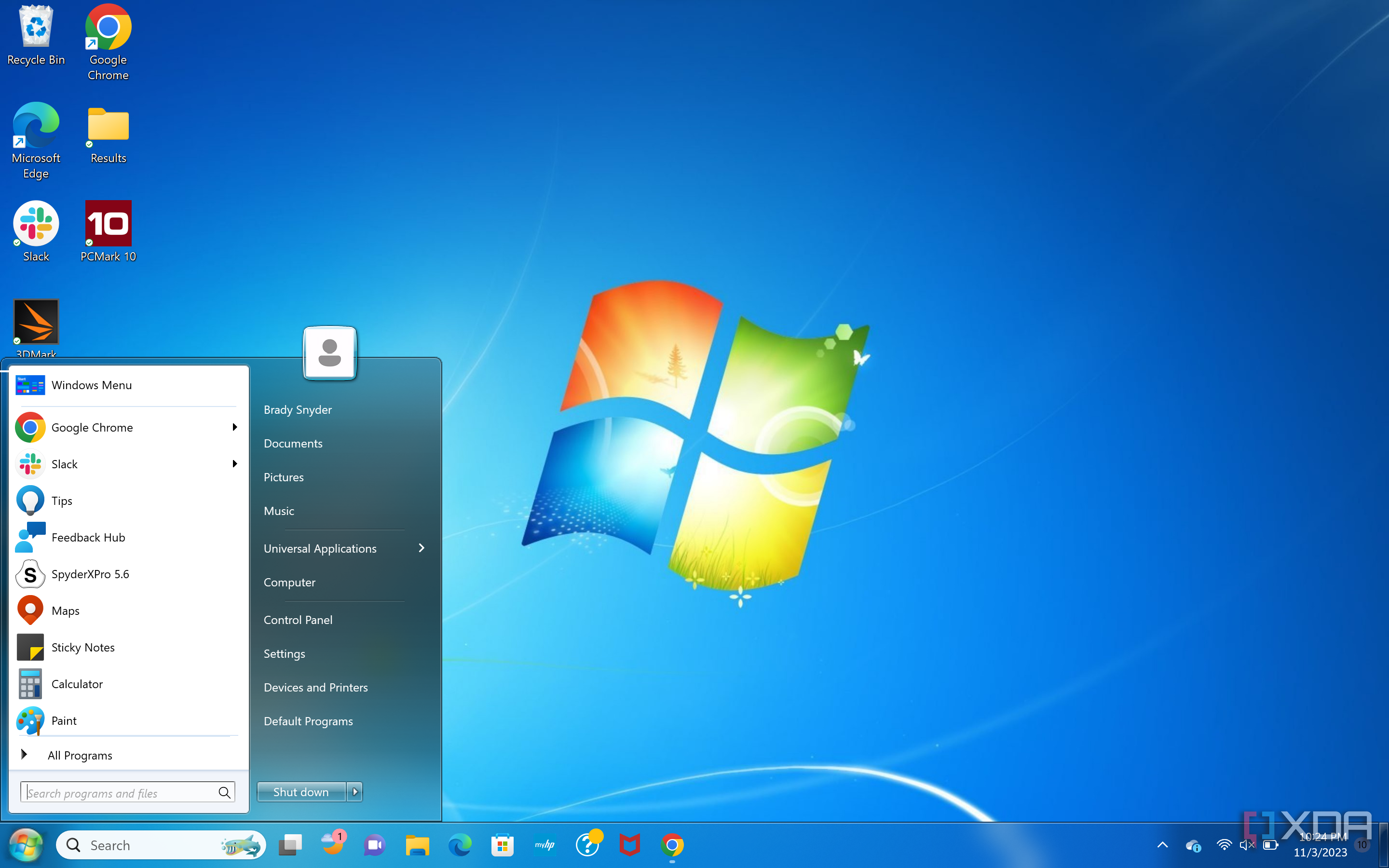 The full Windows 7 experience on Windows 11.