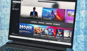 An image showing the Xbox app running on an Alienware laptop.