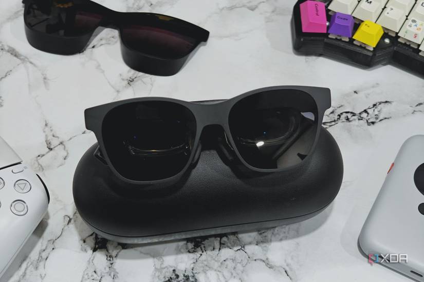 An image showing the XREAL Air 2 glasses on a table.