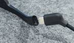 An image showing the XREAL Air 2 USB-C port next to an angled connector.