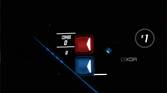 An in-game screenshot of Beat Saber running on the Meta Quest 2