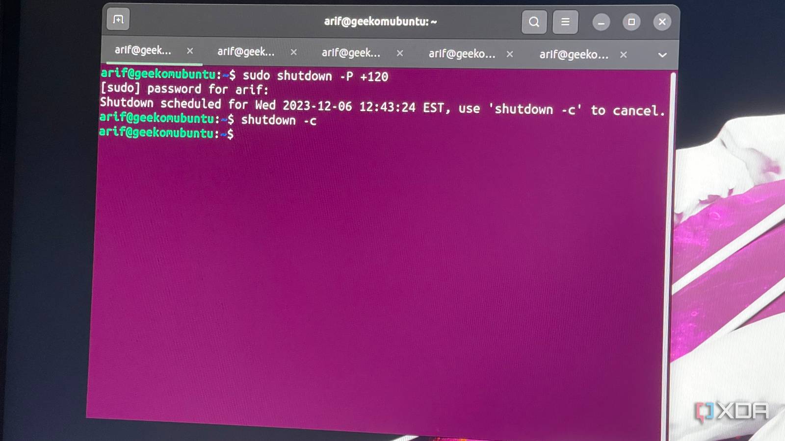 How to shut down Linux from the terminal