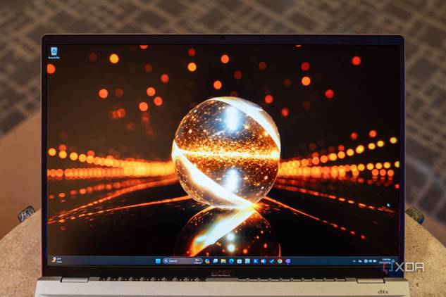 Close up of laptop screen