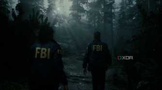 A screenshot showing a scene from Alan Wake 2 with some god rays.