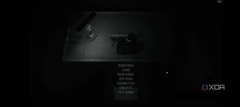 A screenshot showing Alan Wake 2 running on phone via moonlight app.