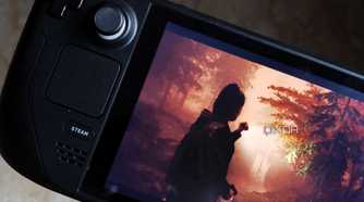 An image showing Alan Wake 2 running on Steam Deck.
