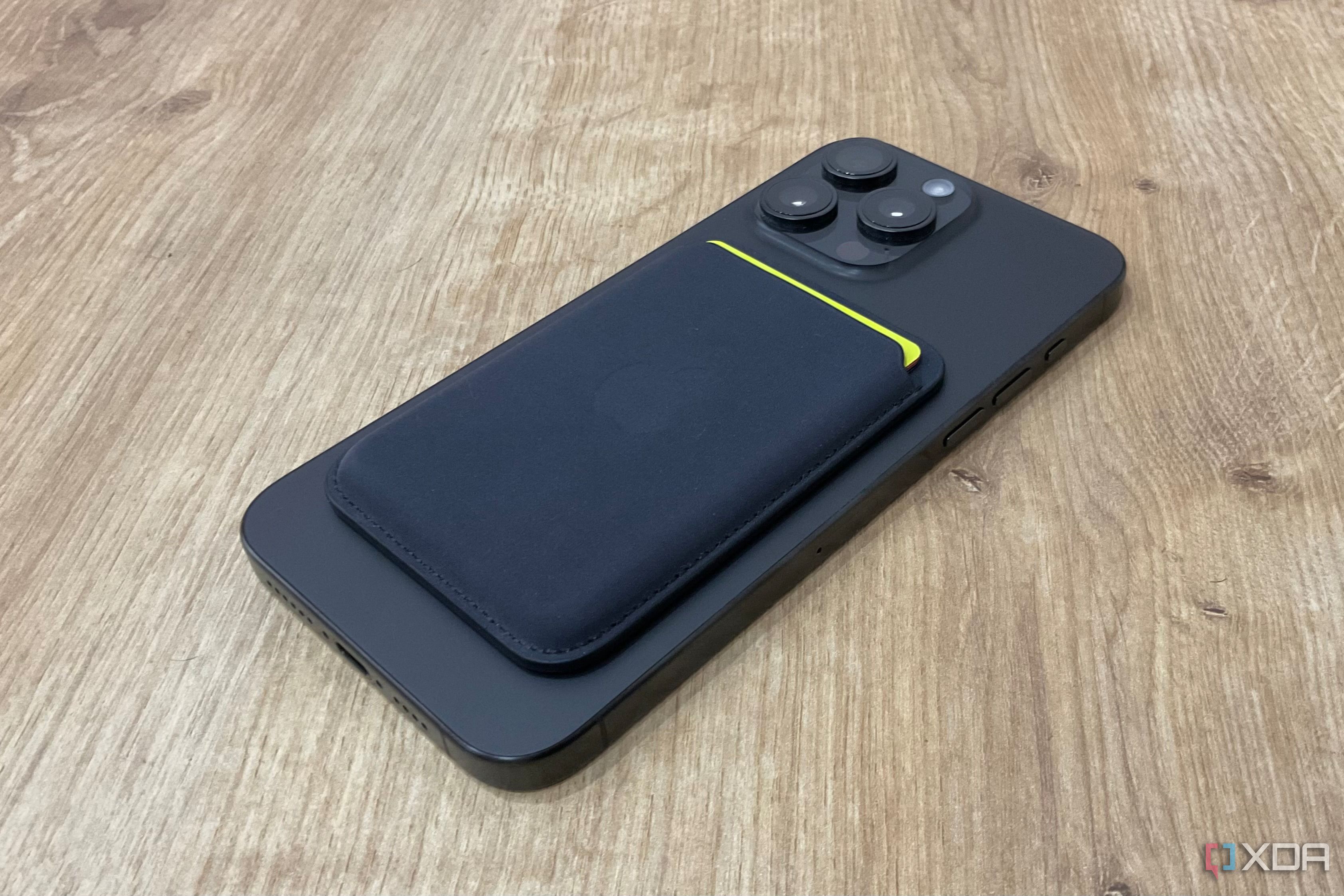 Apple iPhone FineWoven Wallet Apple FineWoven Wallet review: Cheaper shell with the same limitations