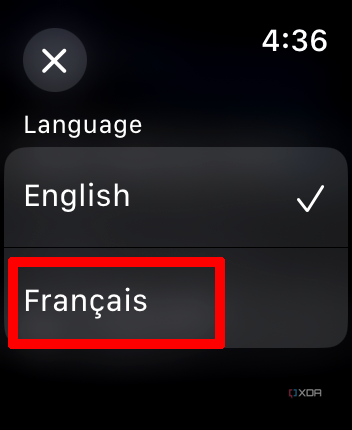 How to change the keyboard language on Apple Watch