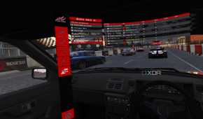 A screenshot of modded Assetto Corsa running on the Meta Quest 2