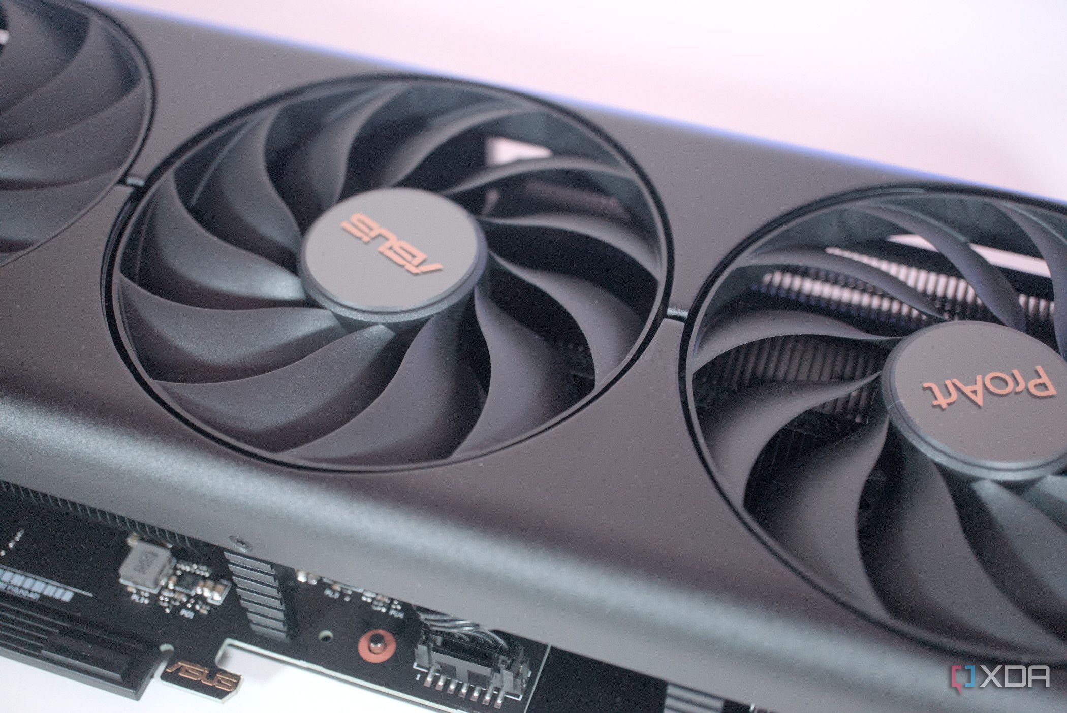 An image of Asus GeForce RTX 4060 Ti discrete desktop GPU.