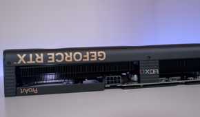 Side of the Asus ProArt GeForce RTX 4060 Ti