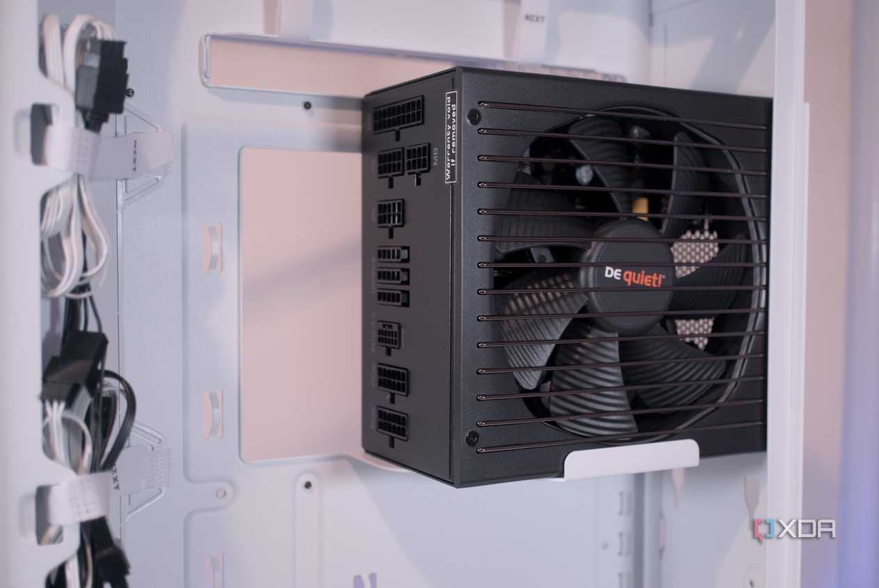 be quiet! Straight Power 12 installed inside a PC case