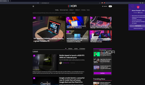 Screenshot of Brave browser displaying the XDA homepage with the VPN flyout open
