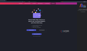 Screenshot of Brave Waller in Brave browser