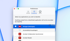 The option to blacklist an application in CopyClip.