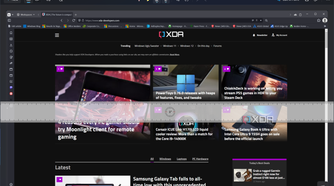Screenshot of the Snipping Tool editing UI showing the ruler on the screenshot