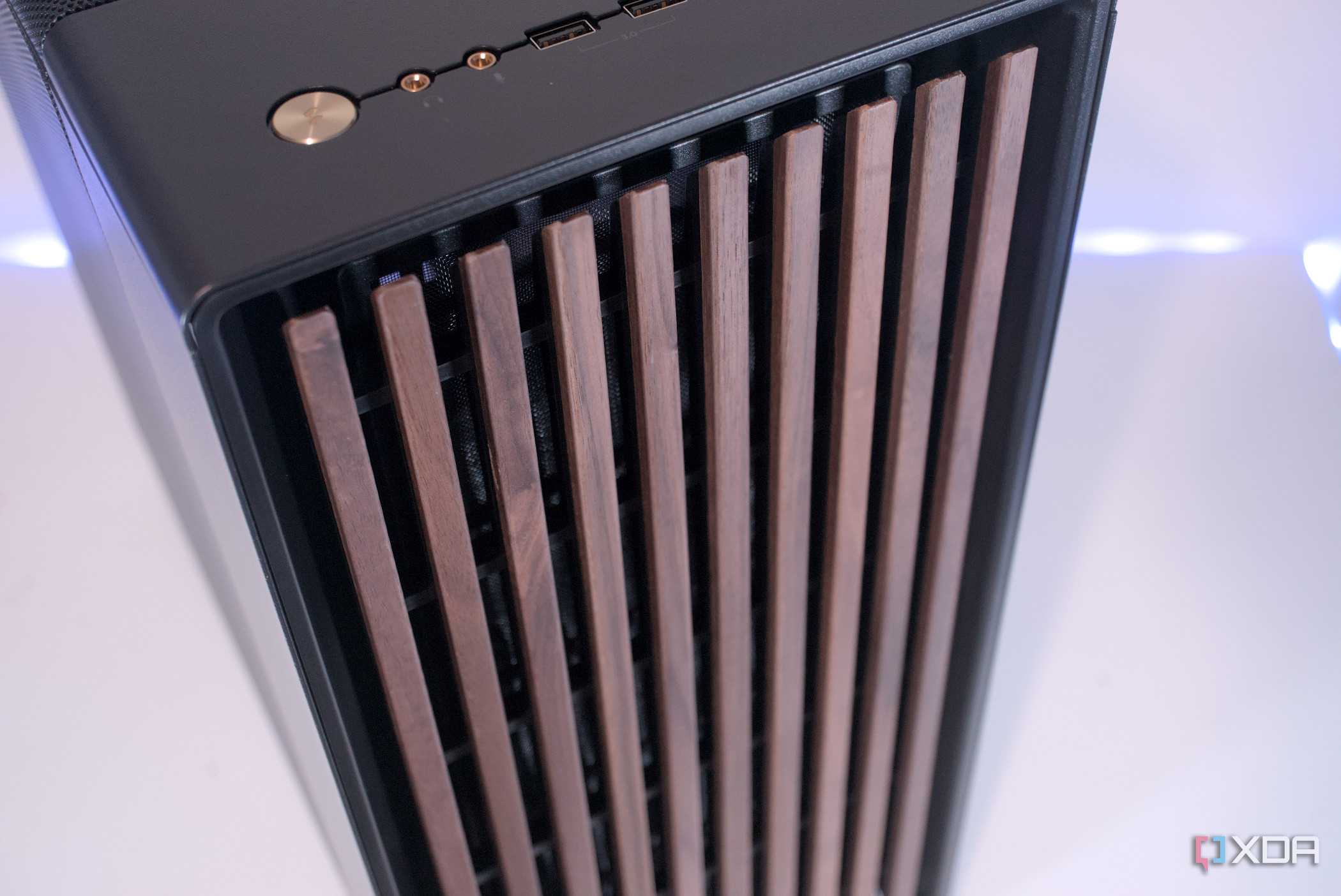 Fractal Design North's usage of wood